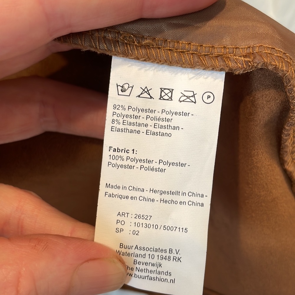 YEST faux suede jacket size M - Picture 5 of 8